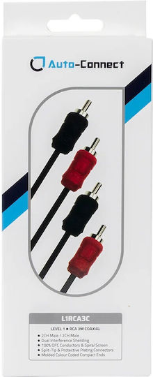 L1rca3c Cablu Semnal Coaxial RCA Nivel 1 3m Set