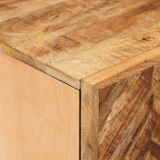 Μπουφές από Μασίφ Ξύλο Καφέ 105x33.5x46cm