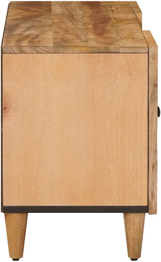 Solid Wood Sideboard Brown 105x33.5x46cm