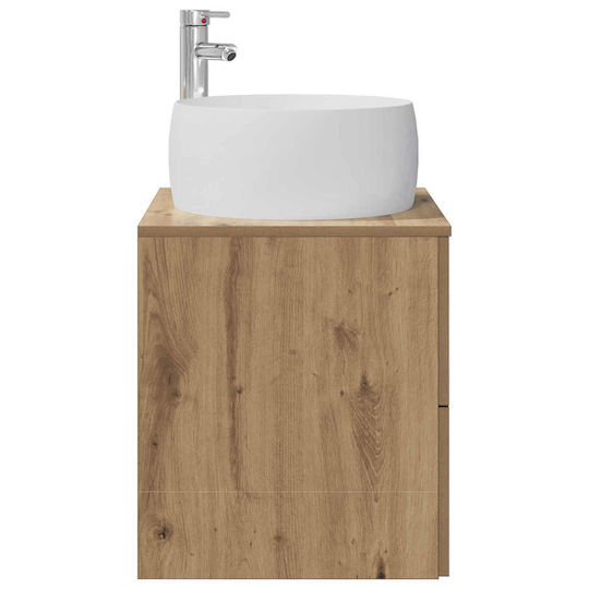vidaXL Badezimmer Waschtisch-Einheit M49.5xB44.5xH66cm Eiche