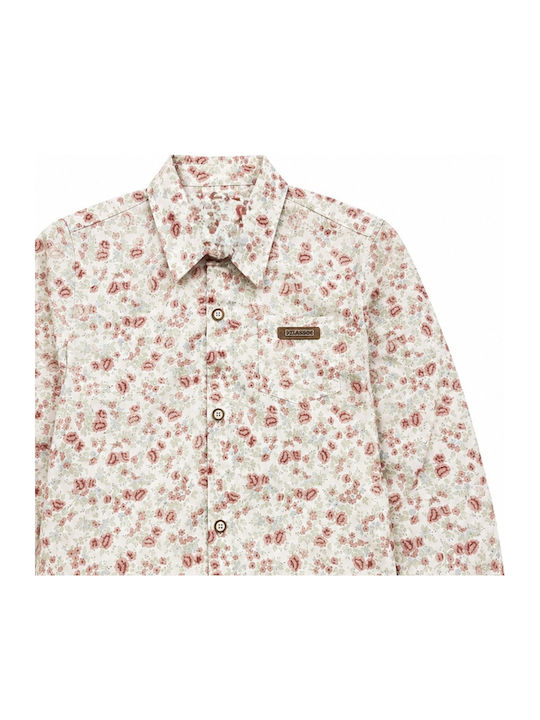Kids Short-Sleeved Beige Shirt