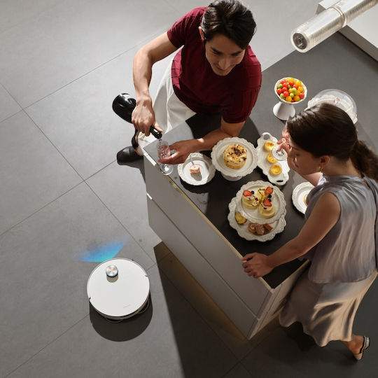 Dreame X60 Ultra Complete Roboter-Staubsauger mit Kartierung Laser & Saugkraft 35000Pa Weiße