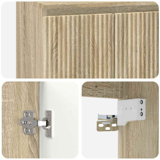 vidaXL Bathroom Vanity Unit Without Sink M49.5xW35xH63cm Oak Sonoma