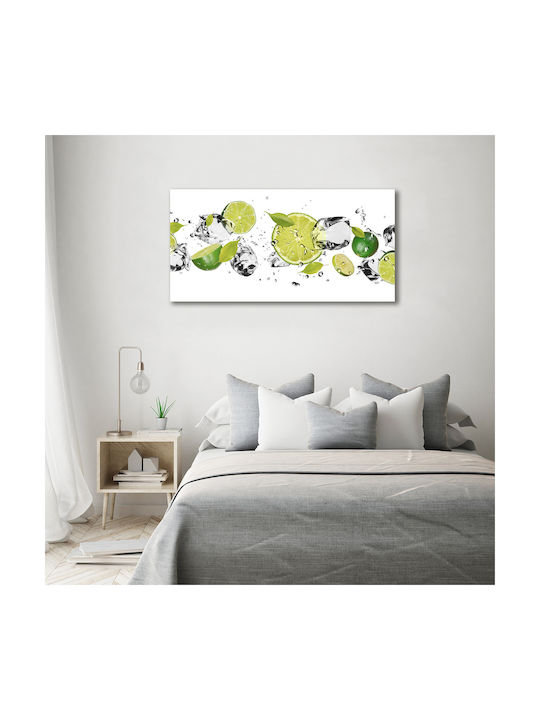 Panou De Perete Pânză Construcție Fixă Rezistentă Lămâie Apă 140x70 Cm