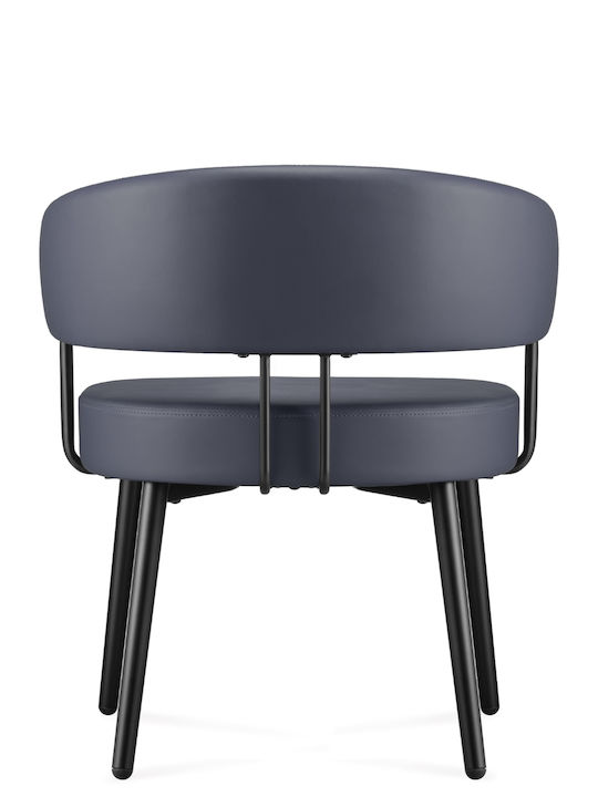 Visitor Chair Symphony in Blue Colour 64x55x77cm