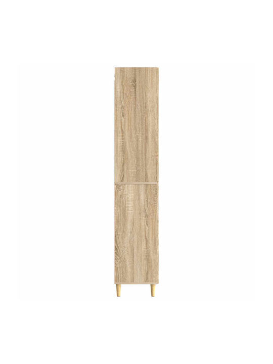 Βιβλιοθήκες Καφέ (2τμχ) 66x34.5x90εκ.