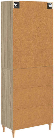 Кафяви Етажерки (2 Броя) 66x34.5x90 см