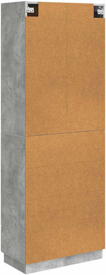 Bücherregale Grau 2 Stück 66x34.5x87cm