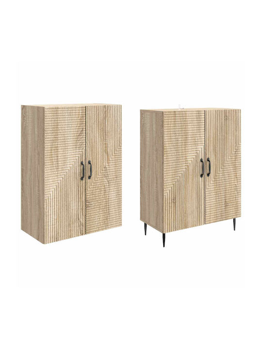 Bücherregale Braune 2Stücke 66x34.5x89.5cm