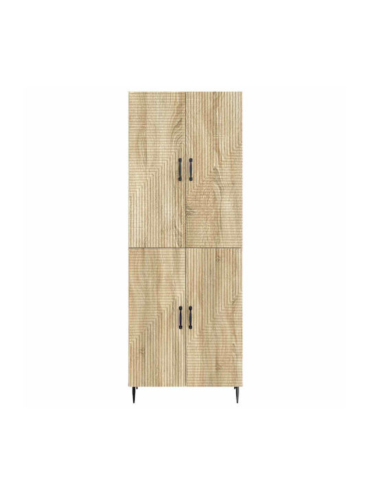 Bücherregale Braune 2Stücke 66x34.5x89.5cm