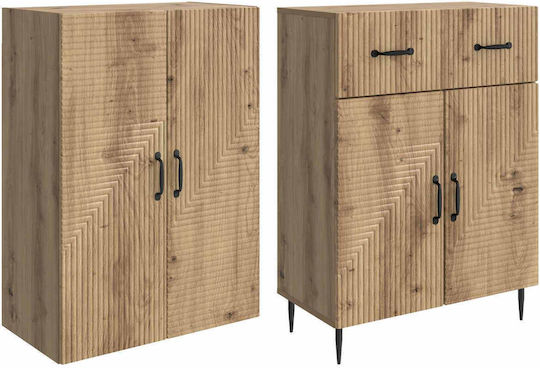 Bücherregale Braune 2Stücke 66x34.5x89.5cm