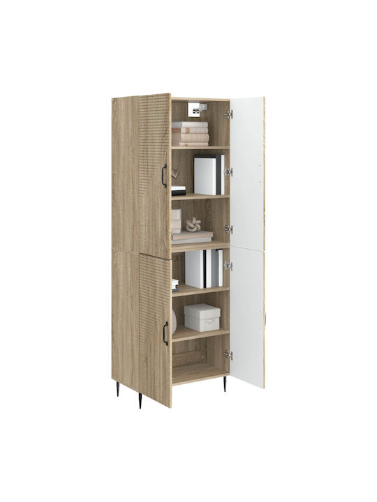 Bücherregale Braune 2Stücke 66x34.5x89.5cm