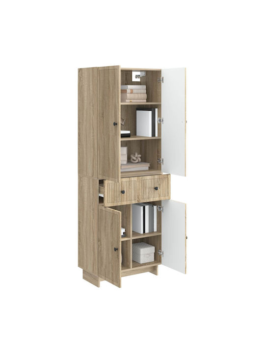 Brown Bookcases (2 pcs) 66x34.5x90 cm