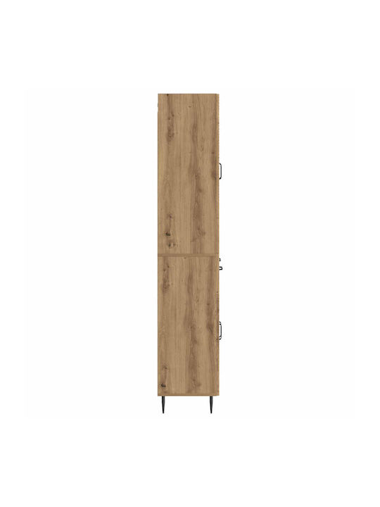 Βιβλιοθήκες Καφέ (2τμχ) 66x34.5x89.5εκ.