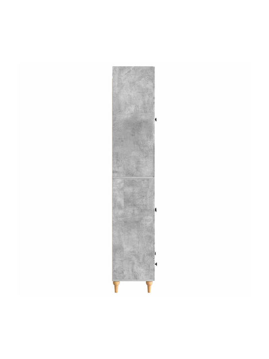 Gray Bookcases (2 Pieces) 66x34.5x95cm