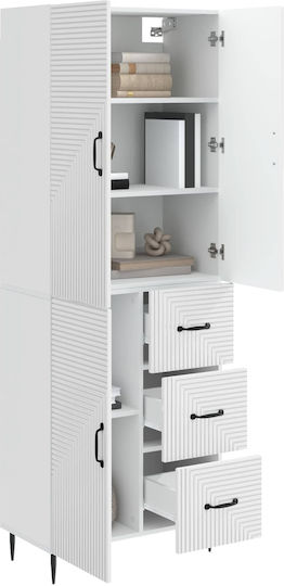Библиотеки Бели (2 Бр.) 66x34.5x89.5 см