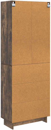Кафява Етажерка (2 Броя) 66x34.5x90 см