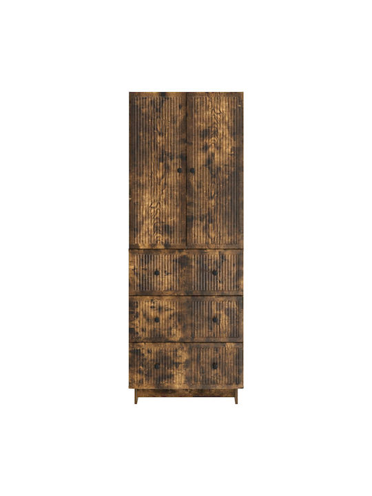 Кафява Етажерка (2 Броя) 66x34.5x90 см