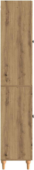 Hängeschrank fürs Wohnzimmer aus Spanplatte Braun 66x34,5x90 cm