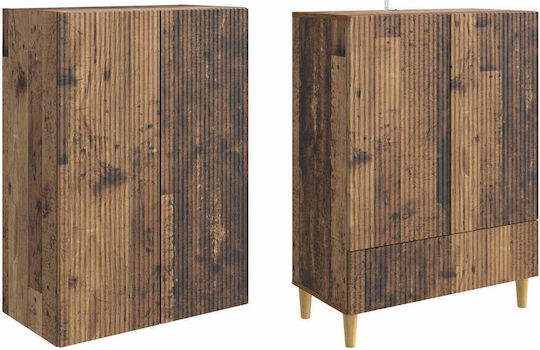 Кафяви Етажерки (2 Броя) 66x34.5x95 см