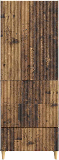 Кафяви Етажерки (2 Броя) 66x34.5x90 см