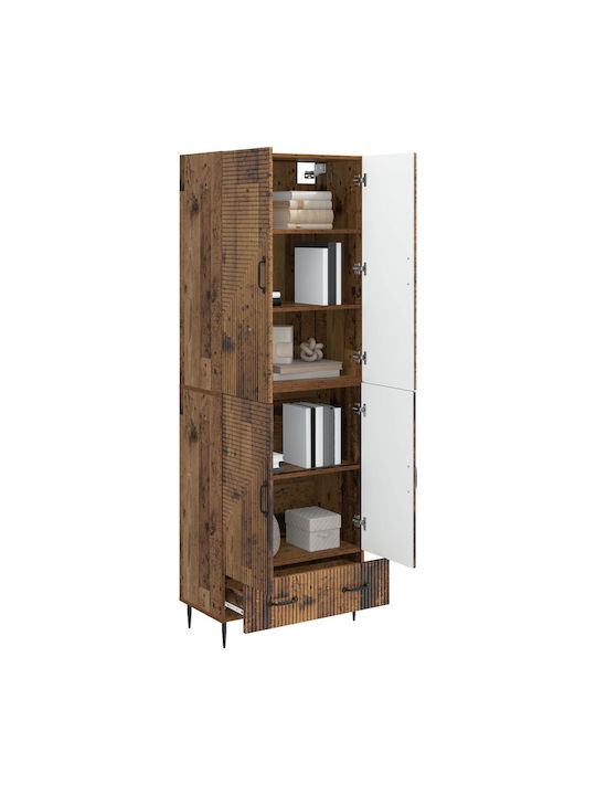 Bookcase Brown 66x34.5x95cm