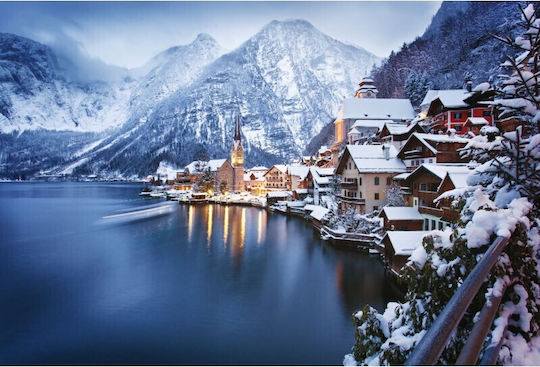 Weihnachten In Schönem Salzburg auf Segeltuch 80x50 cm