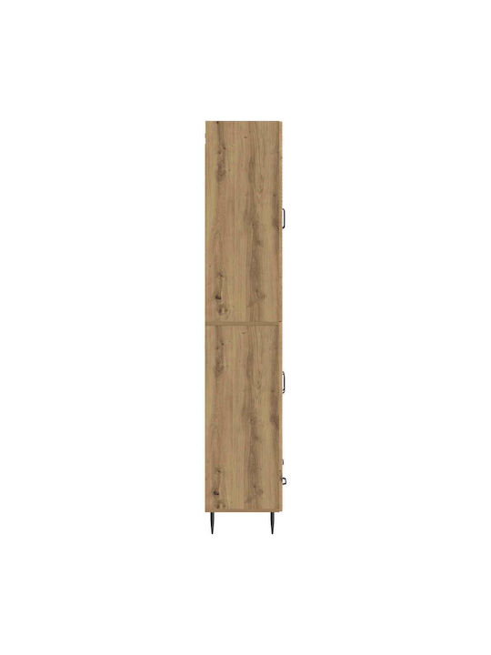 Βιβλιοθήκες Καφέ (2τμχ) 66x34.5x95εκ.