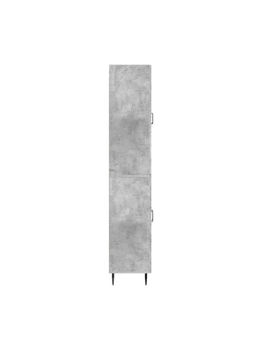Βιβλιοθήκες Γκρι (2τμχ) 66x34.5x89.5εκ.