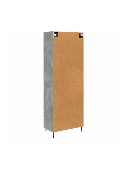 Biblioteci Gri (2 Bucăți) 66x34,5x90 cm