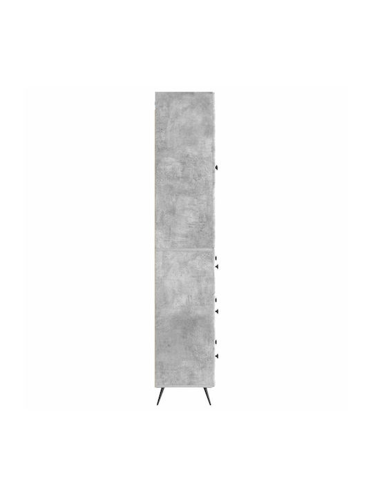 Gray Bookcases (2 Pieces) 66x34.5x90 cm