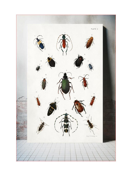 Collage Πίνακας σε Καμβά 100x100cm