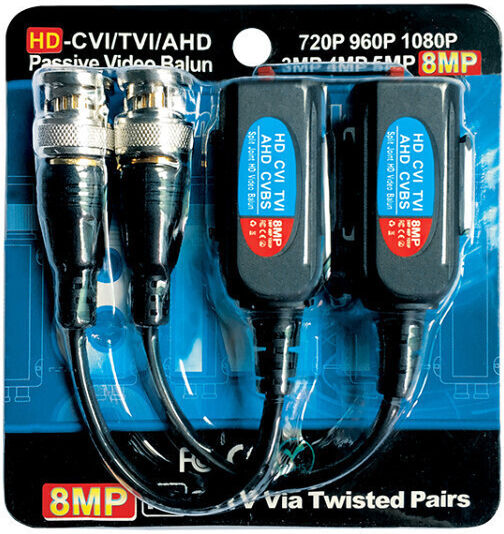Video-Balun Für CCTV-Systeme 2 Stück