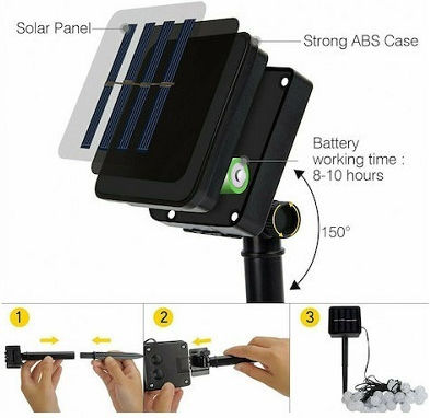 Solar Light Warm White with Photocell IP65