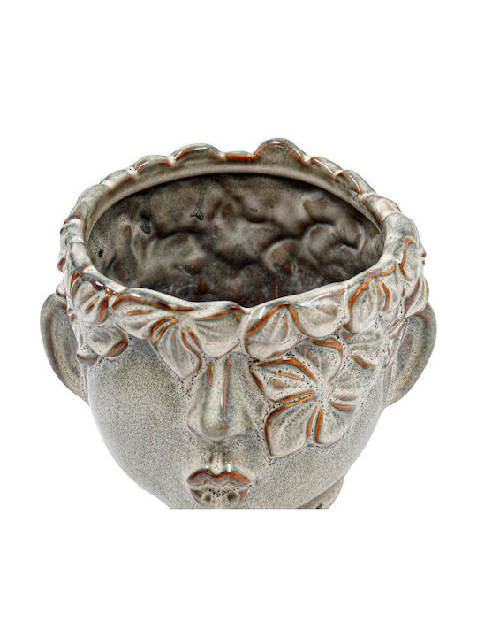 Fylliana Ceramic Green Plant Pot 20x18x16cm