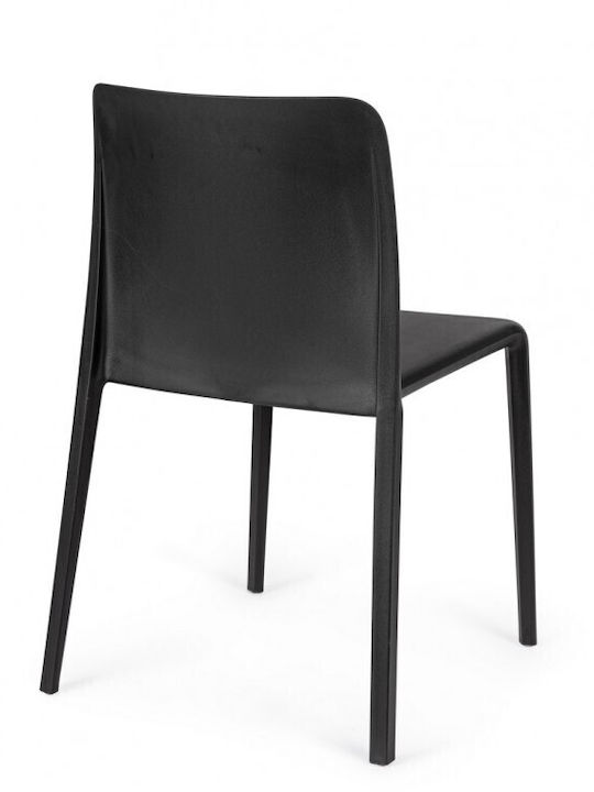 Outdoor Chair Polypropylene Chloris Black 2 Pieces 50.5x42x82 cm