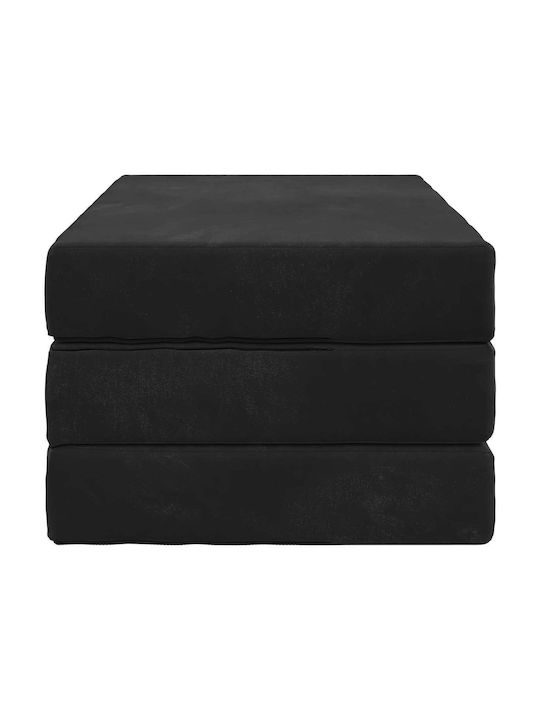 Πολυμορφικός Πουφ Καναπές Μαύρο 80x67x45cm