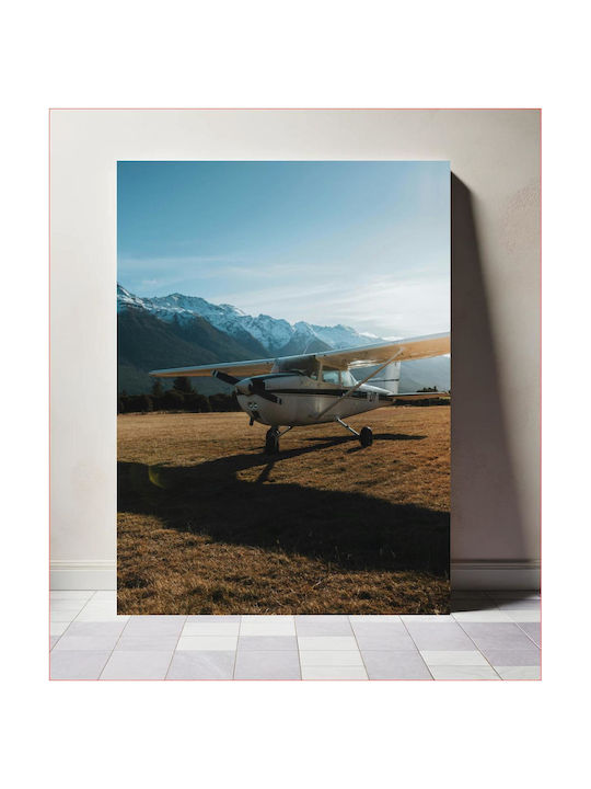 Панел Airplane В Планински Пейзаж Аероплан Планински Пейзаж 100x150