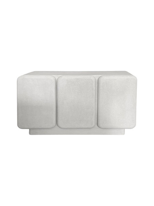 Bufet Kooldio Din Lemn Alb 120x37.5x69cm