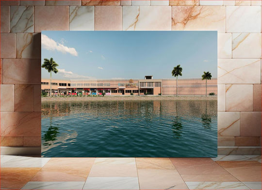 Modern Waterfront Shopping Center Μοντέρνο Εμπορικό Κέντρο Στη Θάλασσα Modern Waterfront Shopping Center Μοντέρνο Εμπορικό Κέντρο Στη Θάλασσα