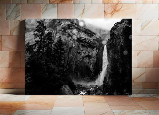 Waterfall In Black And White Καταρράκτης Σε Ασπρόμαυρο 1 Waterfall In Black And White Καταρράκτης Σε Ασπρόμαυρο 1