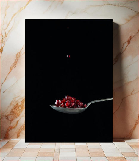 Pomegranate Seeds In Space Σπόροι Ροδιού Στο Διάστημα 1 σε Segeltuch