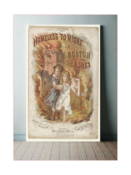 Панел Illustrated Sheet Music Cover 70x100