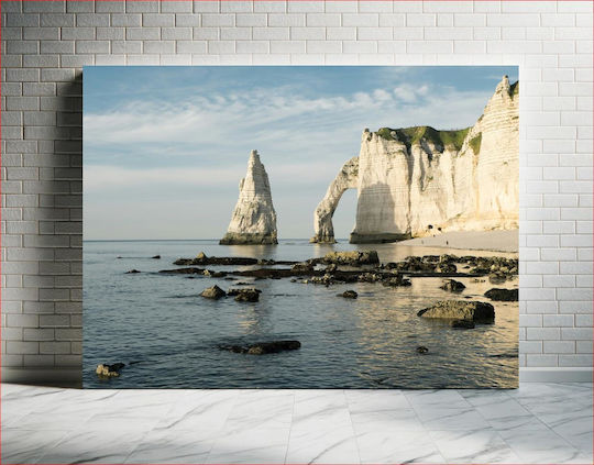 Rock Formations By The Sea Βραχώδεις Σχηματισμοί Δίπλα Στη Θάλασσα 1 σε Καμβά