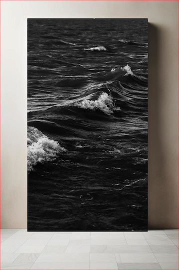 Black And White Ocean Waves Ασπρόμαυρα Κύματα Ωκεανού