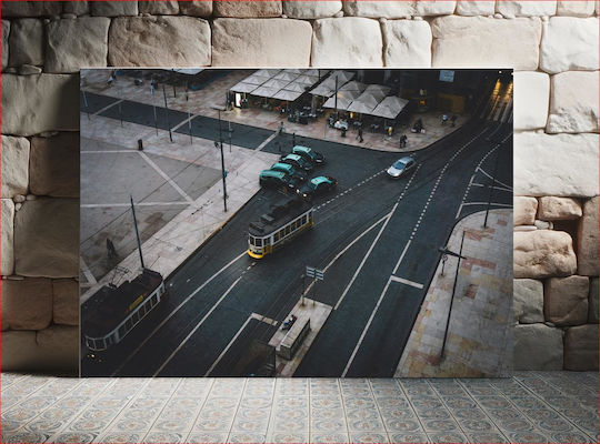 Intersection With Trams And Cars Διασταύρωση Με Τραμ Και Αυτοκίνητα