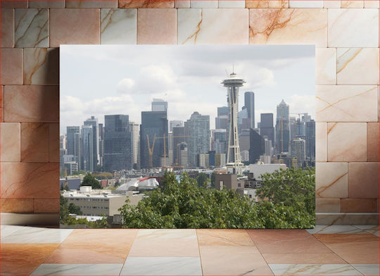 Seattle Skyline With Space Needle Skyline Skyline With Space Needle 1