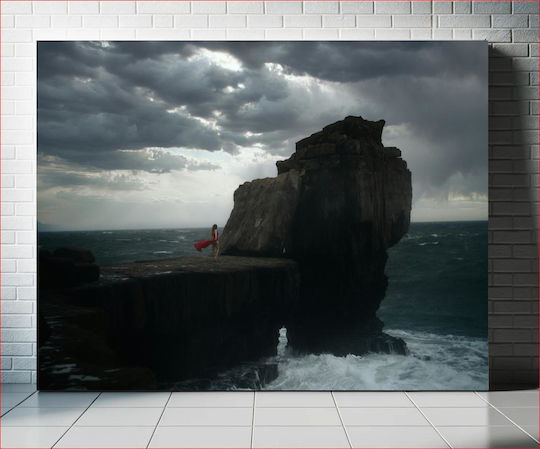 Woman By The Sea During A Storm Γυναίκα Δίπλα Στη Θάλασσα Κατά Τη Διάρκεια Μιας Καταιγίδας 1
