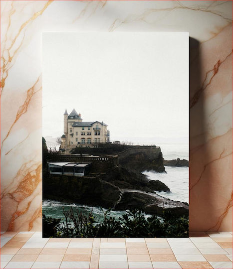 Castle By The Sea Gemälde in Segeltuch