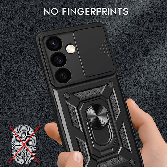 Калъф Ring Armor Campro Sonique Motorla Edge 50 Neo 5g Сребрист